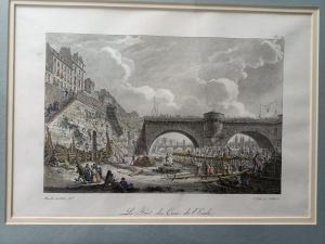 Lithographie original de Louis Albert Guillain Bacler d'Albe (Restauration)