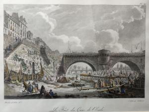 Lithographie original de Louis Albert Guillain Bacler d'Albe (Restauration)