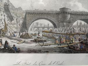 Lithographie original de Louis Albert Guillain Bacler d'Albe (Restauration)