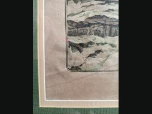 Gravure colorisée au burin sur cuivre ,par Nicolas De Fer (1646-1720).