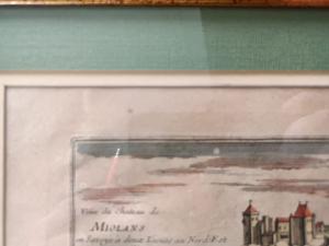 Gravure colorisée au burin sur cuivre ,par Nicolas De Fer (1646-1720).