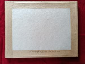 Eau forte originale en couleur 18ème (1787) par Louis Le Sueur