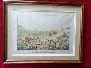 Gravure époque révolutionnaire vers 1800 de Thomas-Charles Naudet.
