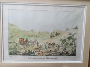 Gravure époque révolutionnaire vers 1800 de Thomas-Charles Naudet.