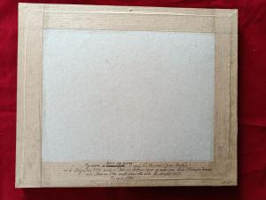 Gravure 18ème par F.D Née D'après J.B Lallemand "Château de Torpe"
