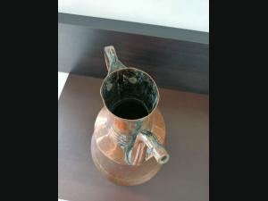 Ancienne théière ou aiguière Turc ,oriental ,en cuivre ,3 litres.