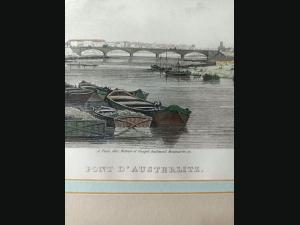 Gravure à l'aquatinte époque Louis Philippe par Martens.F (1806-1885).