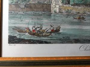 Grande gravure au burin debut 19éme par C.F. Fortier d'après J.M.S. Bence