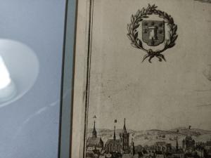 Gravure originale 17ème au burin par Mérian Matthaüs (1593-1650)