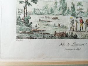 Gravure originale à l'eau forte début 19éme (1804) par Thomas-Charles Naudet.