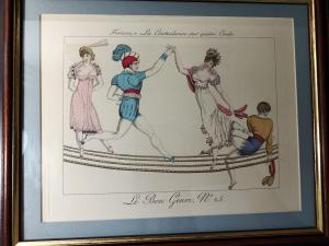 Lot de 2 Gravures fin 19ème début 20ème "Le bon genre n°25 et 26"