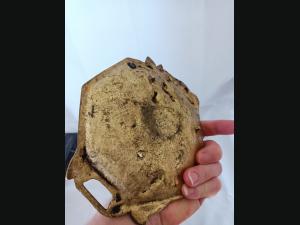 Vide poche en bronze , attribué à J. Van Neste , début 20e.