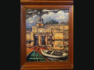 Huile signée KELLER.S