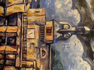 Huile signée KELLER.S