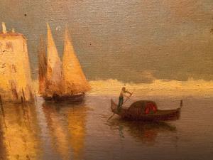 Peinture A.LECOZ (XIX-XXe)