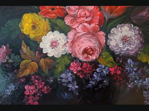 Huile sur toile Ecole XXe