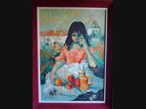 Huile sur toile de Jean ABADIE