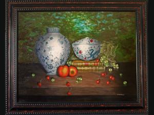 Huile sur panneau Eve CHARLOUTY