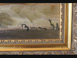 Huile sur toile XXe