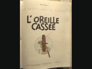 AlBUM tintin l'oreille cassee e o 1943 A 20