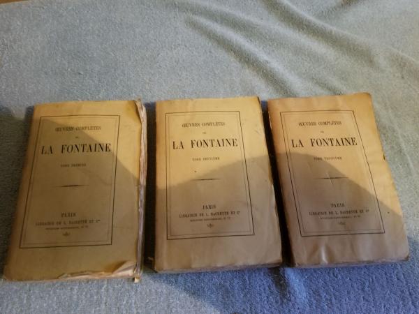 Oeuvres complètes LA FONTAINE  1864