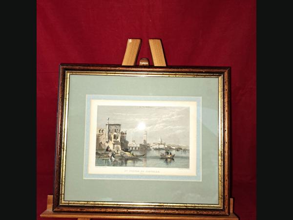 Gravure au burin (1830-1848) par Robert Wallis ,d'après Stanfield William.