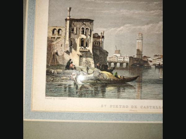 Gravure au burin (1830-1848) par Robert Wallis ,d'après Stanfield William.