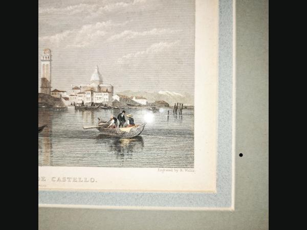 Gravure au burin (1830-1848) par Robert Wallis ,d'après Stanfield William.