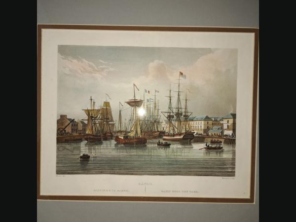 Gravure sur acier 1833 par Martens Frédéric , d après Mozin Charles louis.