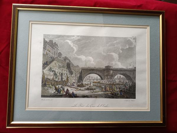 Lithographie original de Louis Albert Guillain Bacler d'Albe (Restauration)