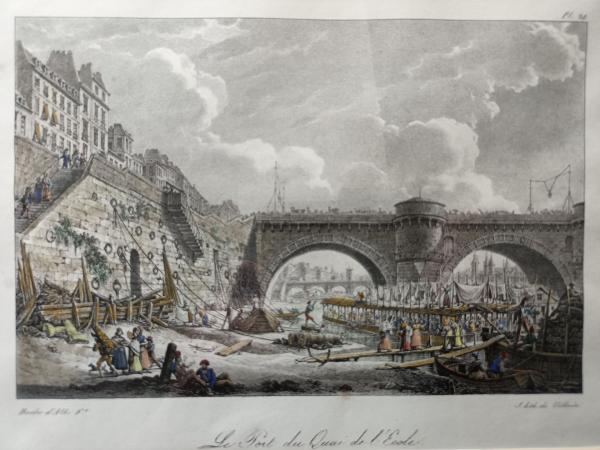 Lithographie original de Louis Albert Guillain Bacler d'Albe (Restauration)