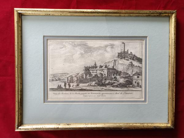 Eau forte originale 17ème par Israël Silvestre (1621-1691)