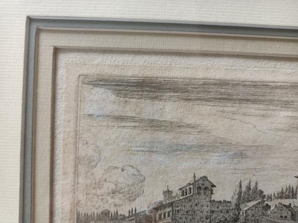 Eau forte originale 17ème par Israël Silvestre (1621-1691)