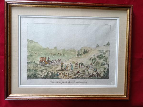Gravure époque révolutionnaire vers 1800 de Thomas-Charles Naudet.