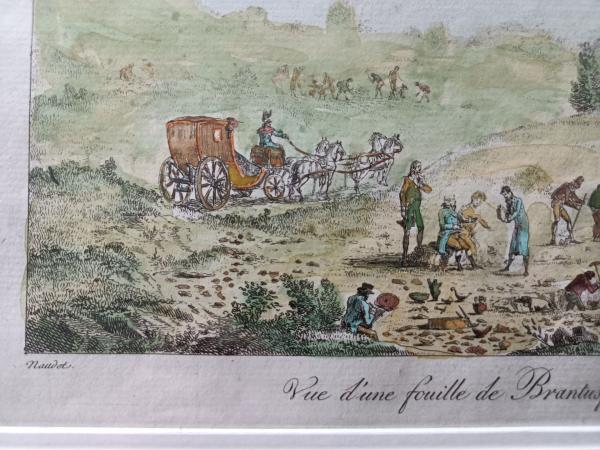 Gravure époque révolutionnaire vers 1800 de Thomas-Charles Naudet.