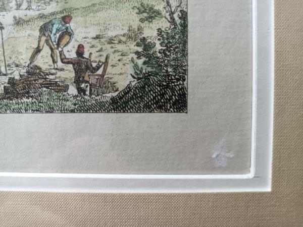 Gravure époque révolutionnaire vers 1800 de Thomas-Charles Naudet.