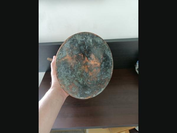 Ancienne théière ou aiguière Turc ,oriental ,en cuivre ,3 litres.