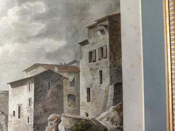 Gravure au burin début 19éme par Boisseau et Perdoux d'après J.M.S. Bence