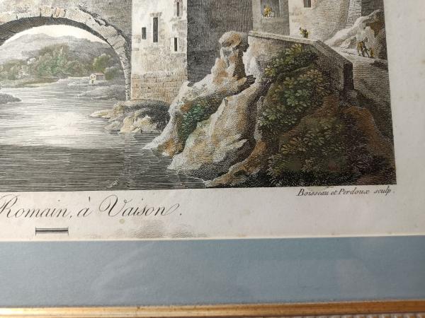 Gravure au burin début 19éme par Boisseau et Perdoux d'après J.M.S. Bence