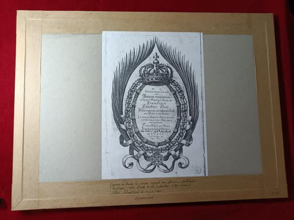 Gravure originale 17ème au burin par Mérian Matthaüs (1593-1650)