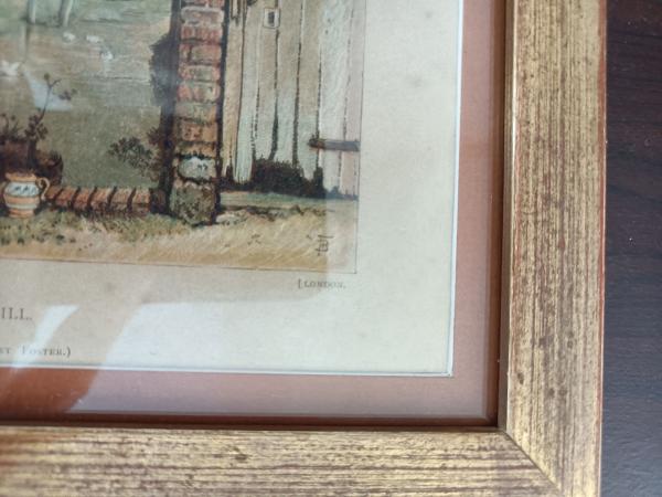 Gravure 19ème dessinée par Myles Birket Foster (1825–1899)