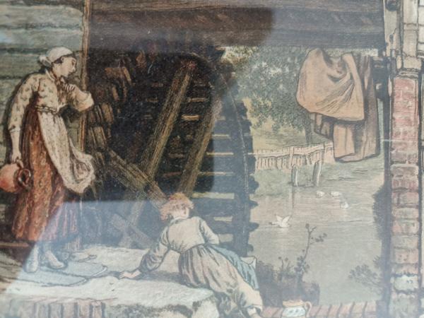 Gravure 19ème dessinée par Myles Birket Foster (1825–1899)