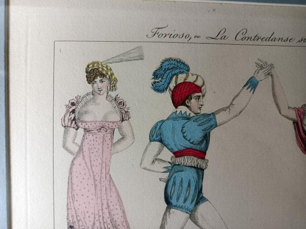 Lot de 2 Gravures fin 19ème début 20ème "Le bon genre n°25 et 26"