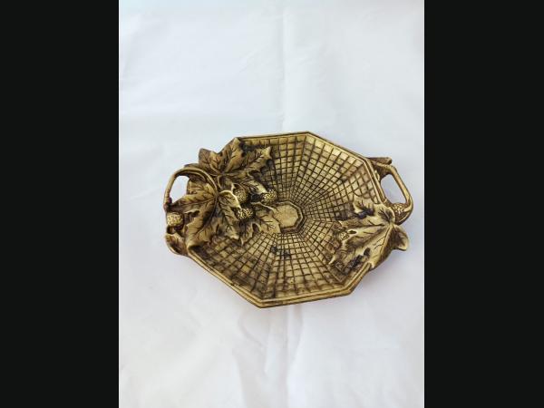 Vide poche en bronze , attribué à J. Van Neste , début 20e.