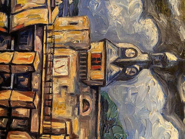 Huile signée KELLER.S
