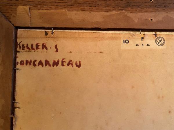Huile signée KELLER.S
