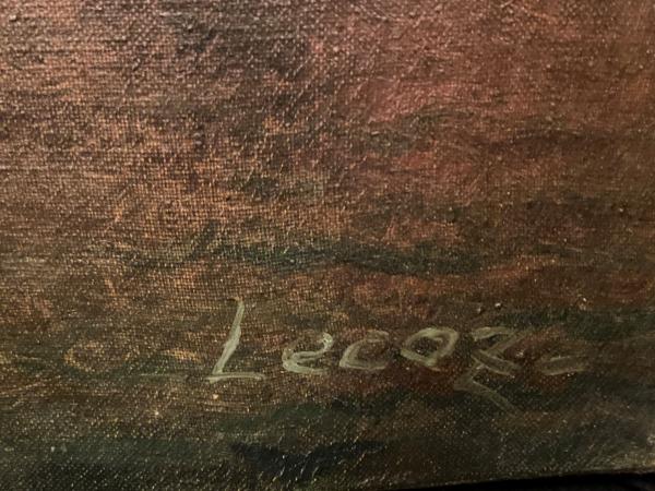 Peinture A.LECOZ (XIX-XXe)
