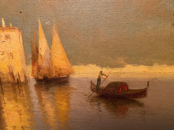 Peinture A.LECOZ (XIX-XXe)