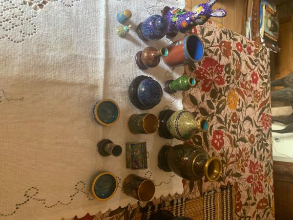Collection de cloisonnés chinois