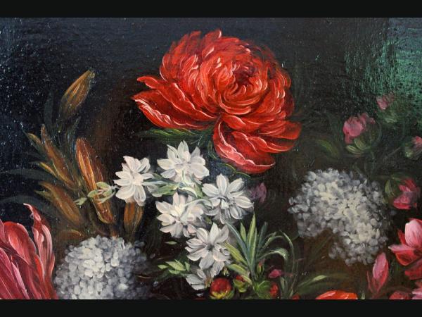 Huile sur toile Ecole XXe